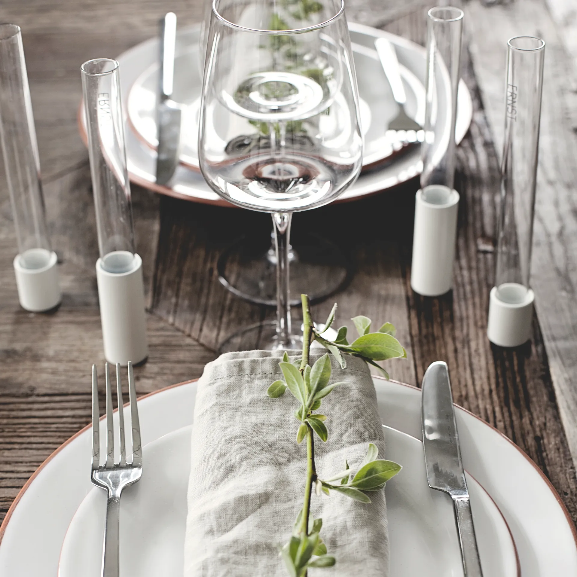 Jarrón de vidrio para velas Ernst 18 cm, transparente ERNST