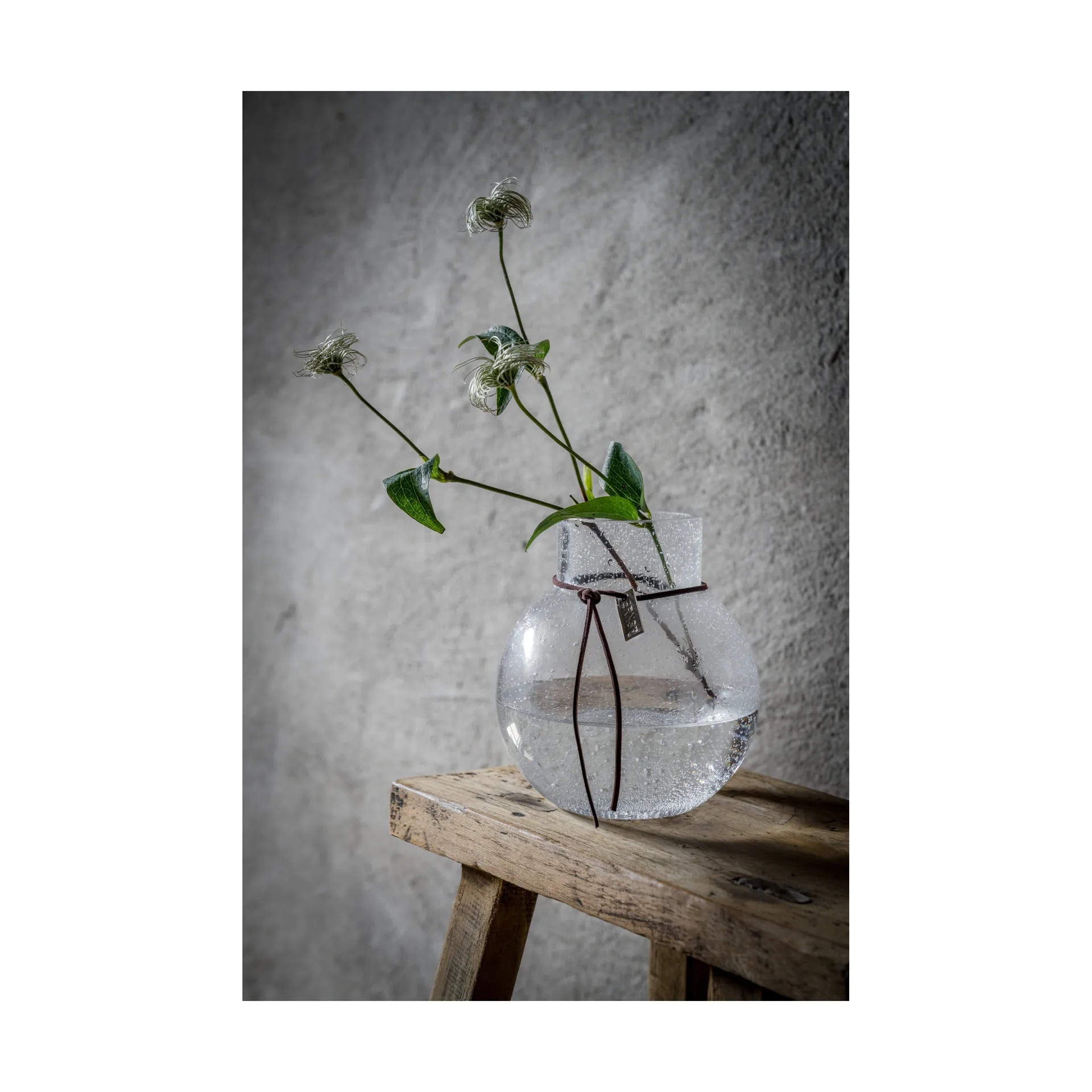 Jarrón Ernst con burbujas Ø9 cm, Burbujas ERNST