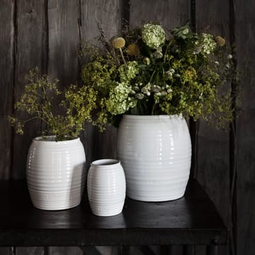 Jarrón Ernst esmaltado blanco - 11 cm - ERNST