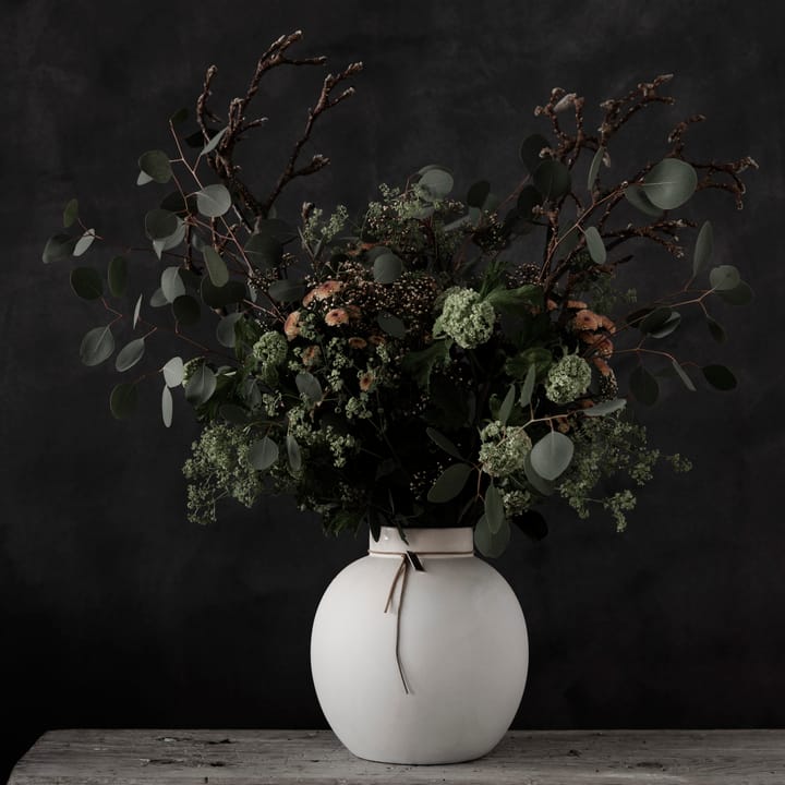 Jarrón Ernst gres blanco, 22 cm ERNST