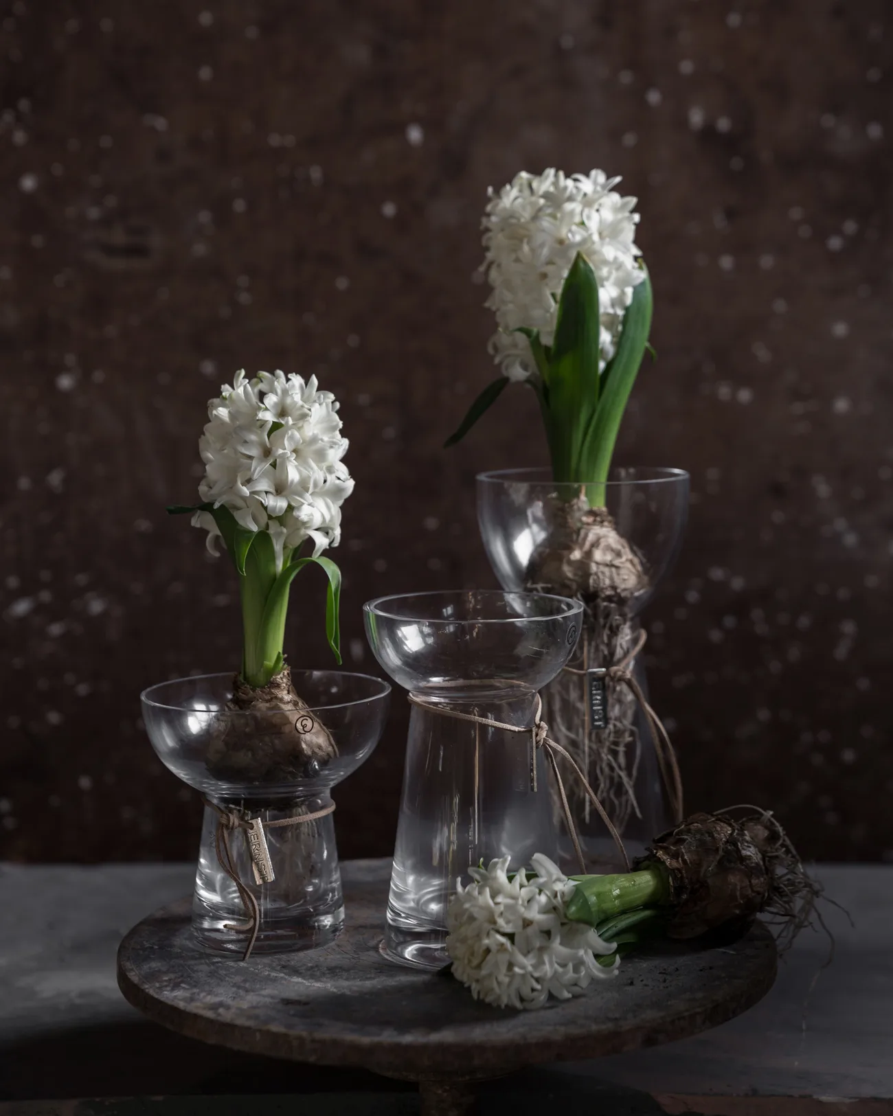 Jarrón para jacintos de vidrio Ernst, 19 cm ERNST