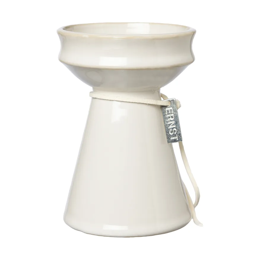 Jarrón para jacintos Ernst 12 cm, Blanco natural ERNST