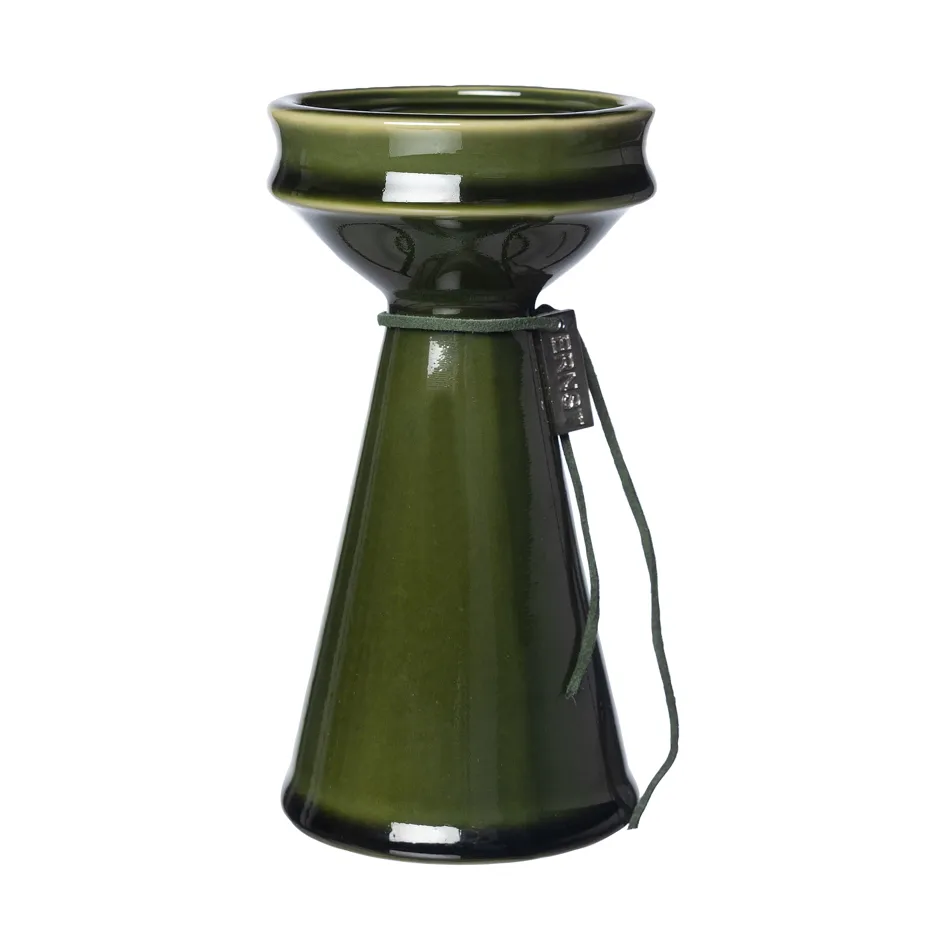 Jarrón para jacintos Ernst 16 cm, Verde oscuro ERNST
