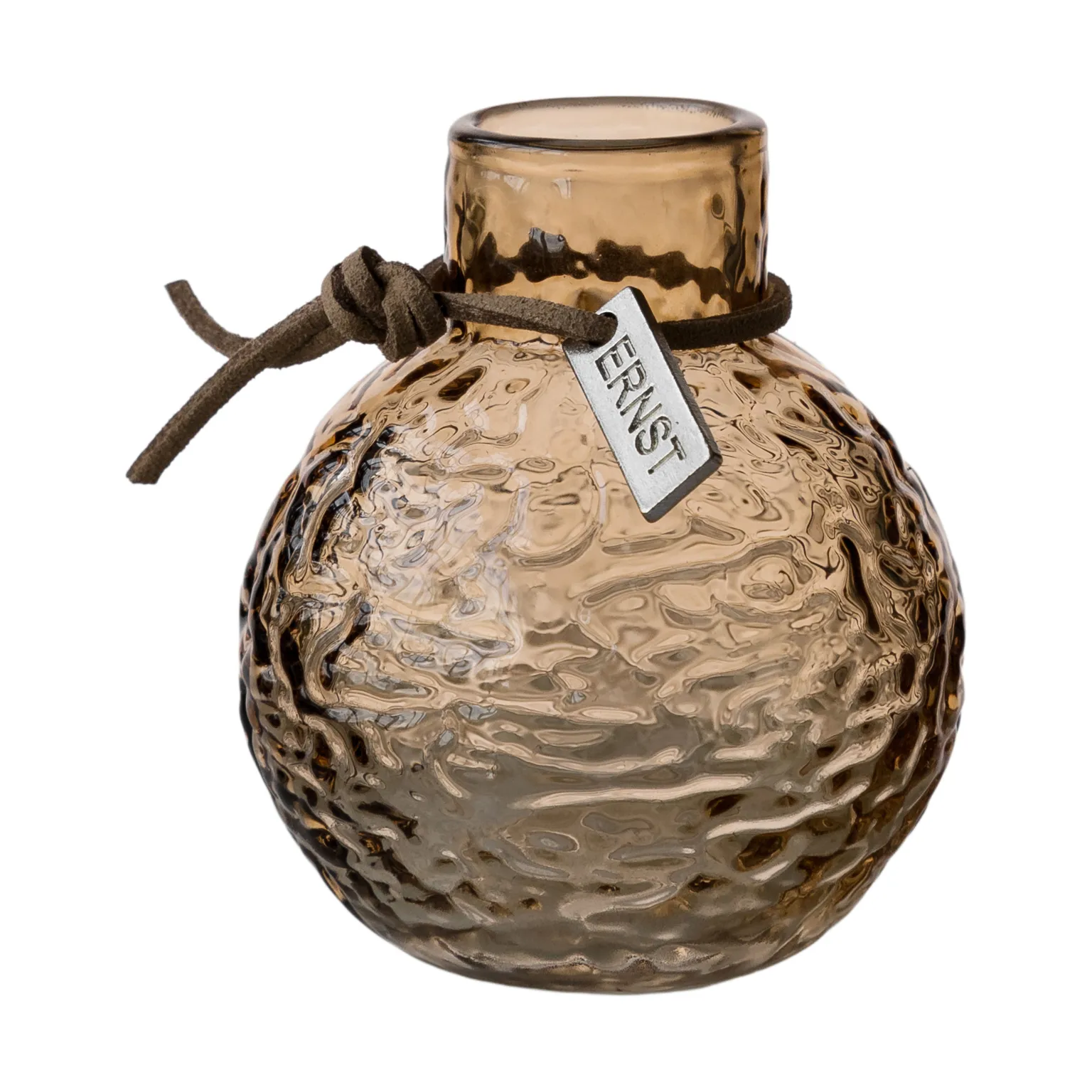 Jarrones estampados Ernst, set de regalo de 3 piezas, Ámbar ERNST