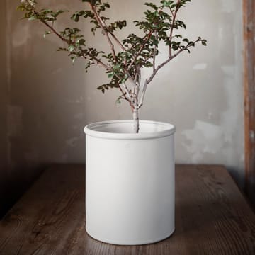 Maceta con canto Ernst blanco - 20,5 cm - ERNST