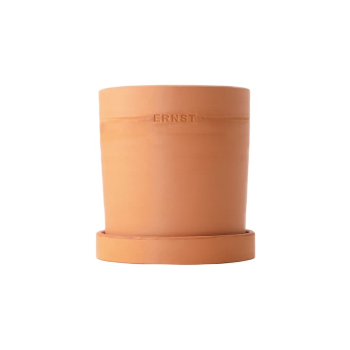 Maceta con plato Ernst terracota, Ø11 cm ERNST
