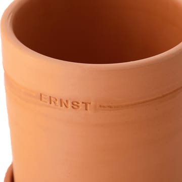 Maceta con plato Ernst terracota - Ø11 cm - ERNST
