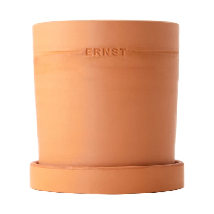 Maceta con plato Ernst terracota, Ø19 cm ERNST