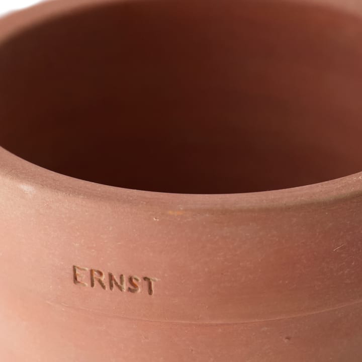 Maceta con plato Ernst terracota rústica, Ø17 cm ERNST