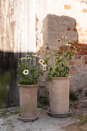 Maceta de terracota Ernst con plato - Ø25x35 cm - ERNST