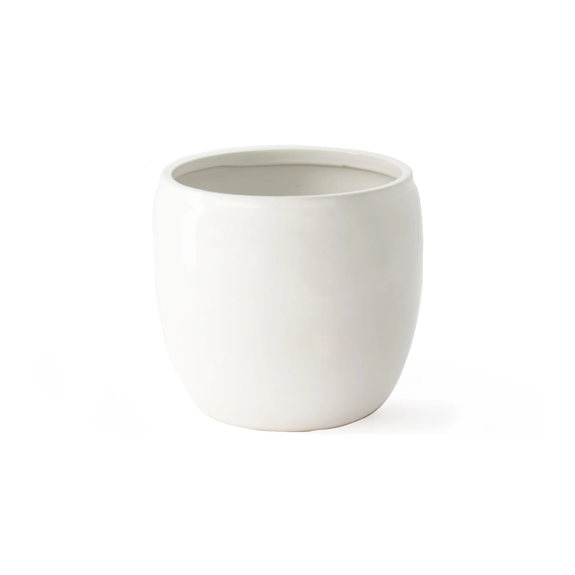Maceta esmaltada Ernst Ø14 cm, blanco ERNST