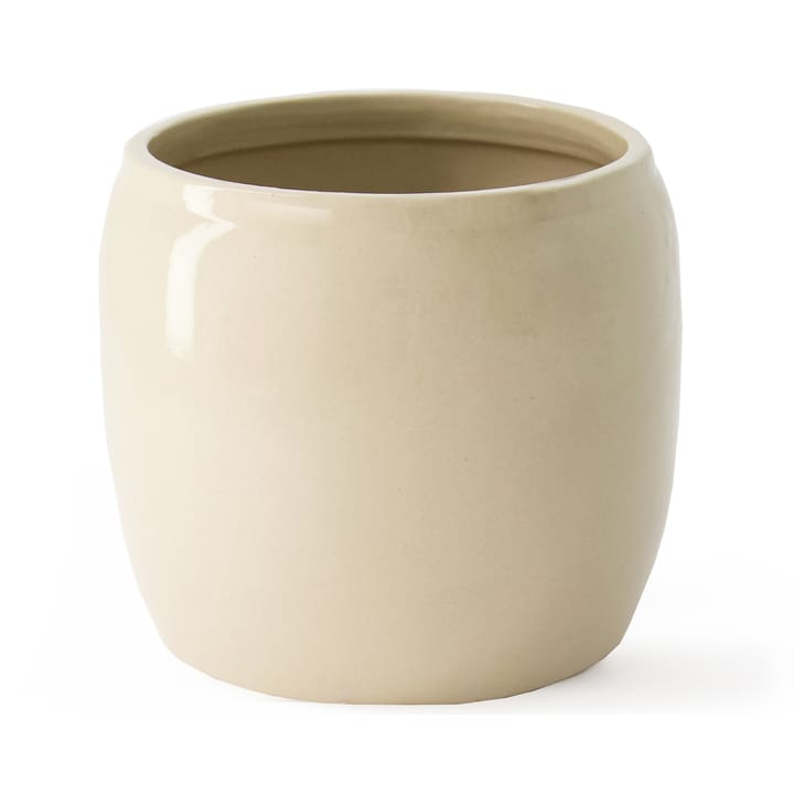 Maceta esmaltada Ernst Ø19,5 cm - Beige - ERNST