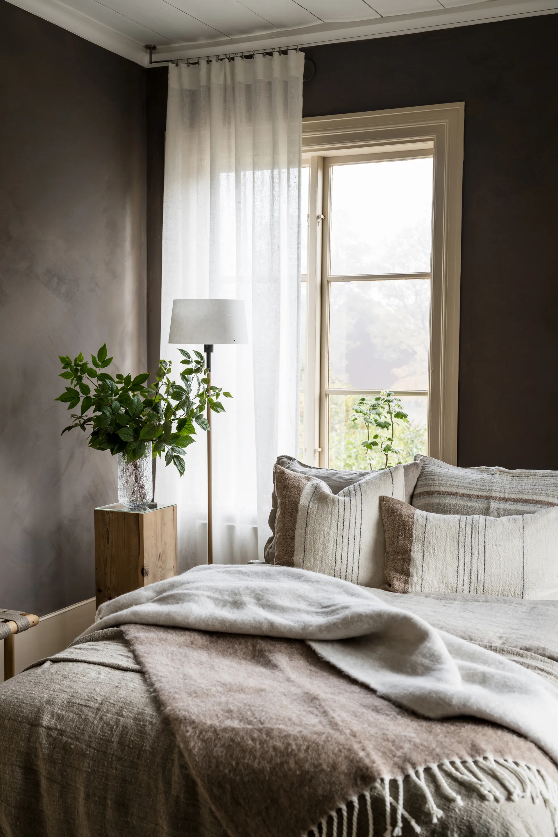 Manta Ernst con flecos 130x170 cm, Beige ERNST