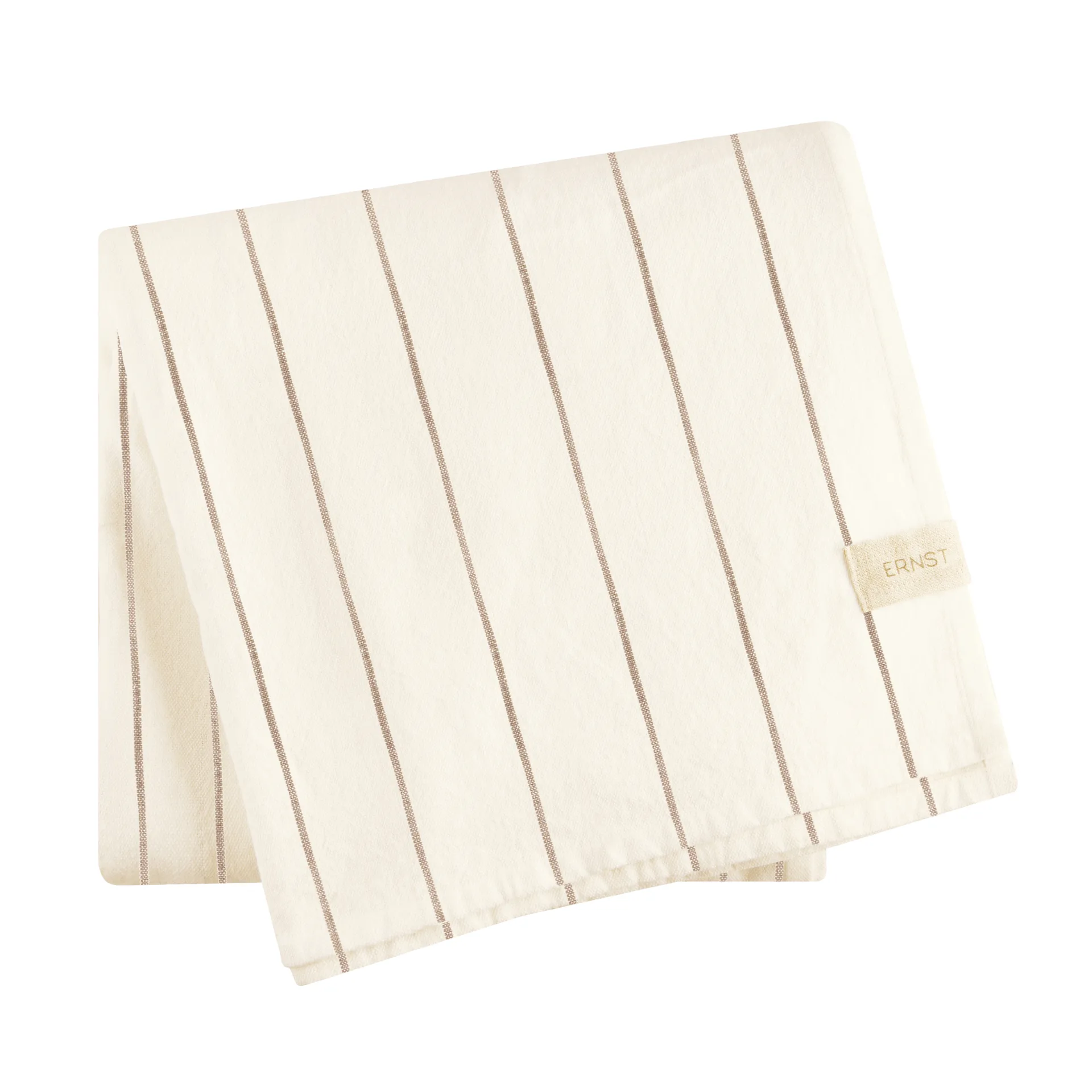 Mantel a rayas Ernst 140x200 cm, natural-topo ERNST