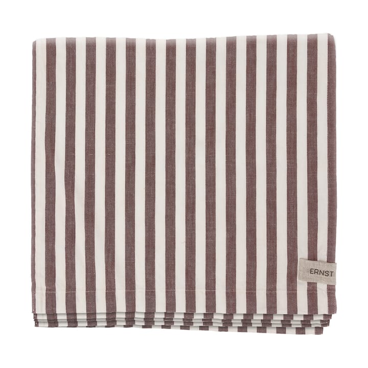Mantel Ernst a rayas 145x300 cm - Rojo-blanco - ERNST