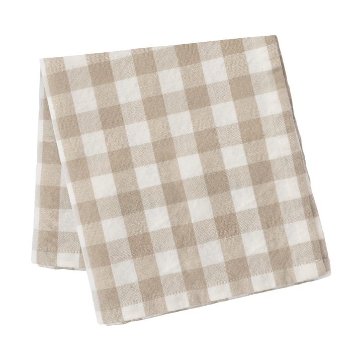 Mantel Ernst cuadros 145x340 cm, Beige-blanco ERNST