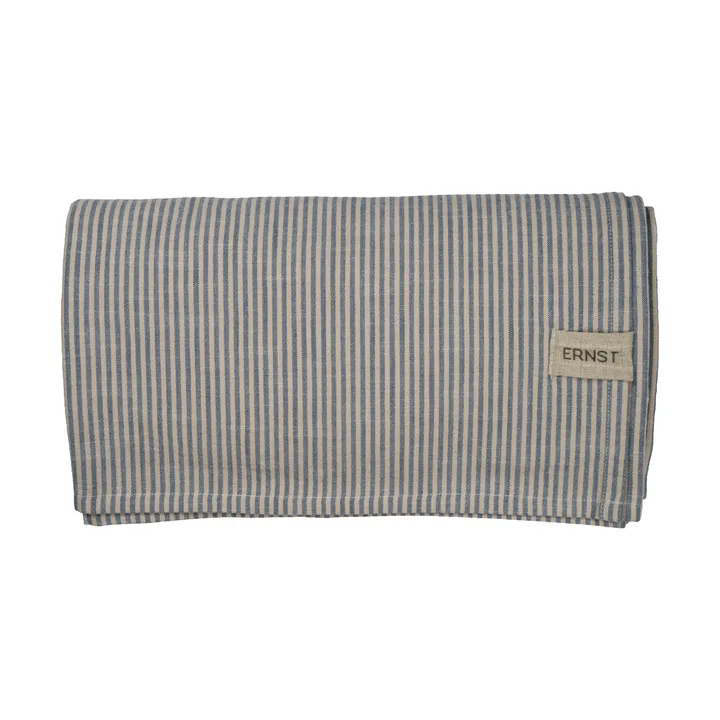 Mantel Ernst rayas estrechas 145x300 cm - Azul y blanco - ERNST