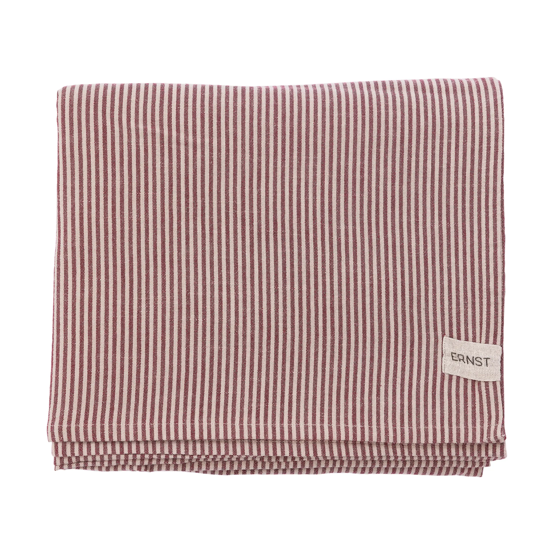 Mantel Ernst rayas estrechas 145x300 cm, Rojo-beige ERNST