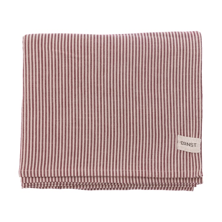 Mantel Ernst rayas estrechas 145x300 cm - Rojo-beige - ERNST