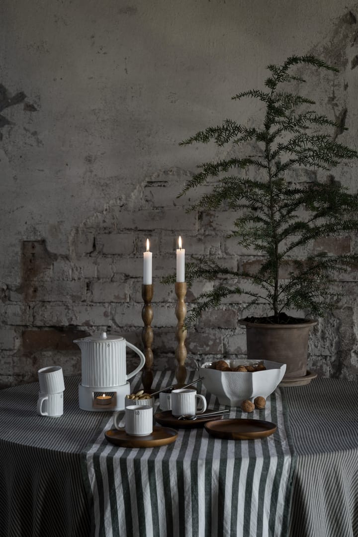 Mantel Ernst rayas estrechas 145x300 cm, Verde-beige ERNST