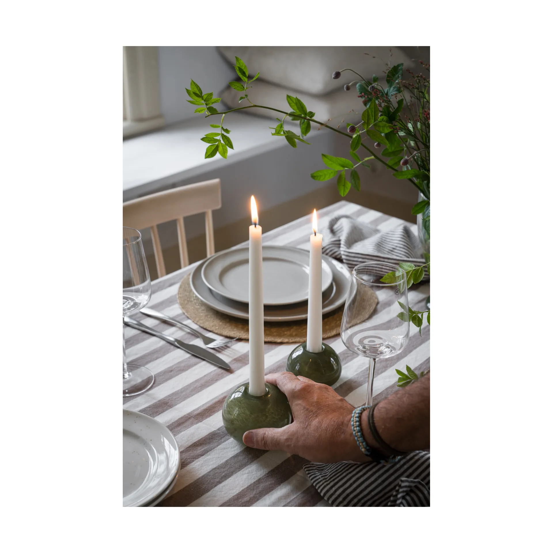 Mantel individual Ernst algas marinas Ø33 cm, Natural ERNST