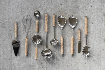 Medidor de café Ernst con asa trenzada - Alga marina, 18,5 cm - ERNST