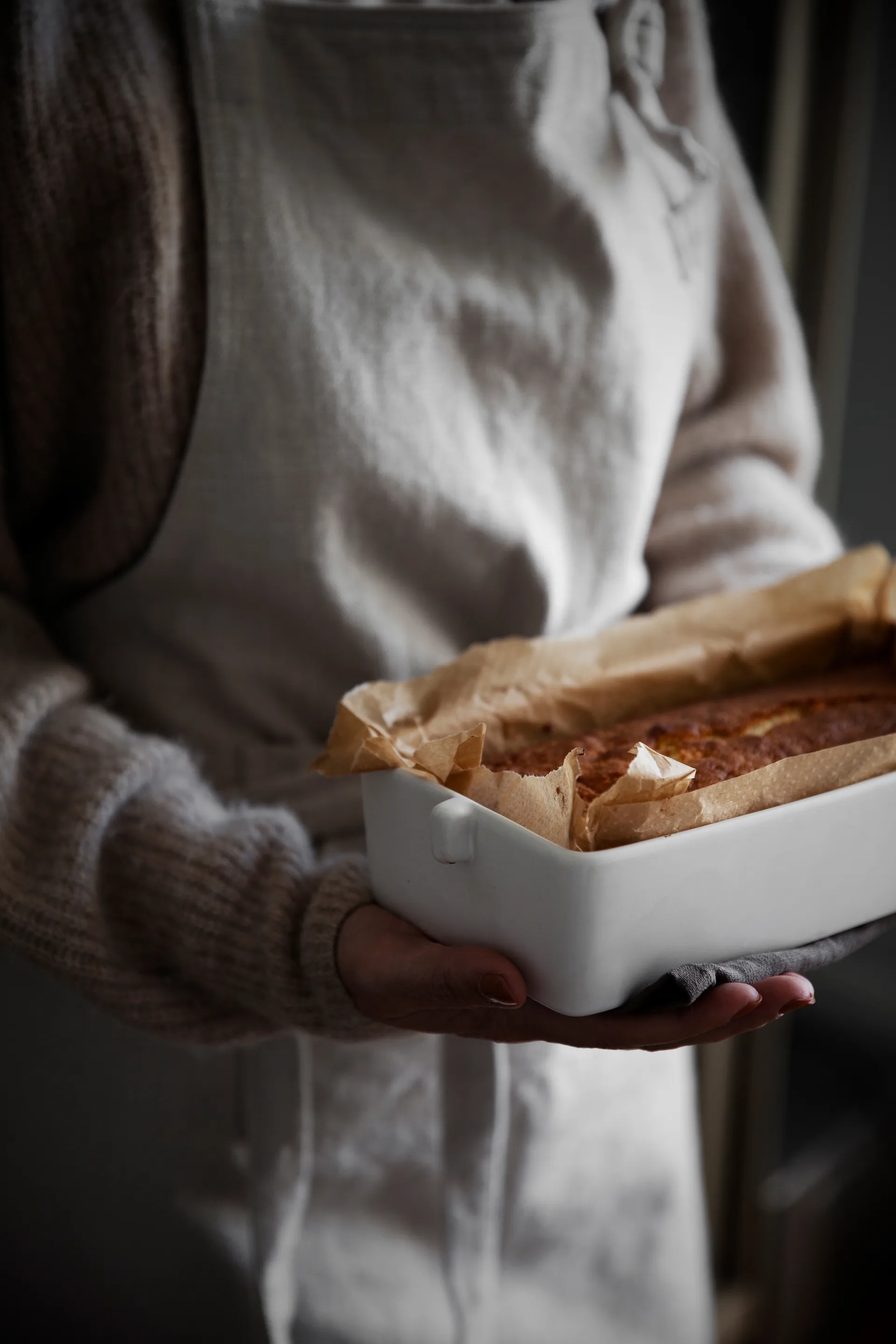 Molde de horno Ernst 13x29 cm, blanco ERNST