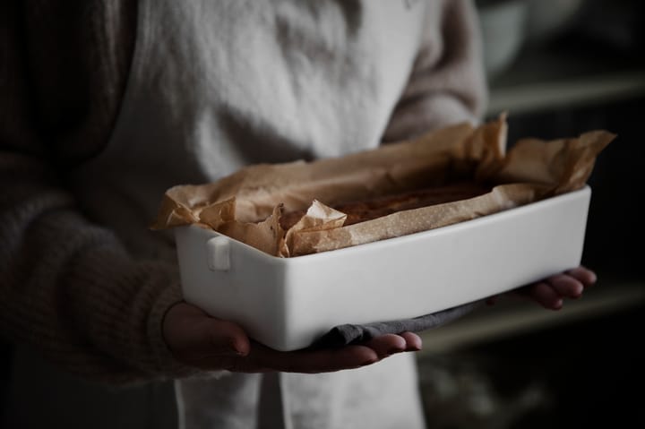 Molde de horno Ernst 13x29 cm, blanco ERNST