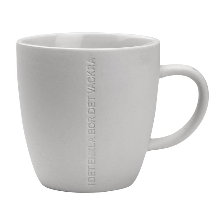 Mug CITAT Enkla - Gris claro - ERNST