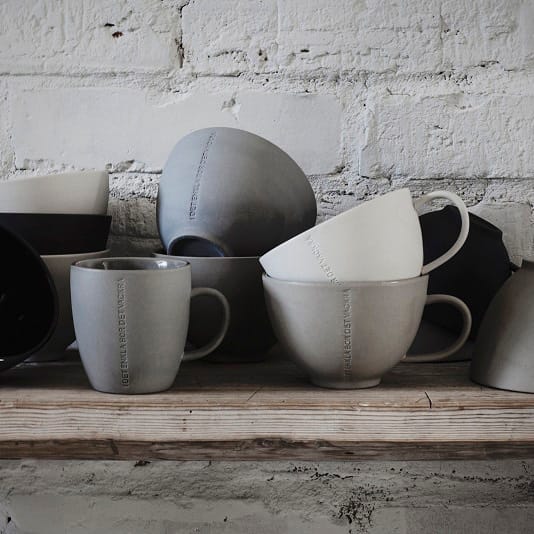 Mug CITAT Enkla, Gris claro ERNST