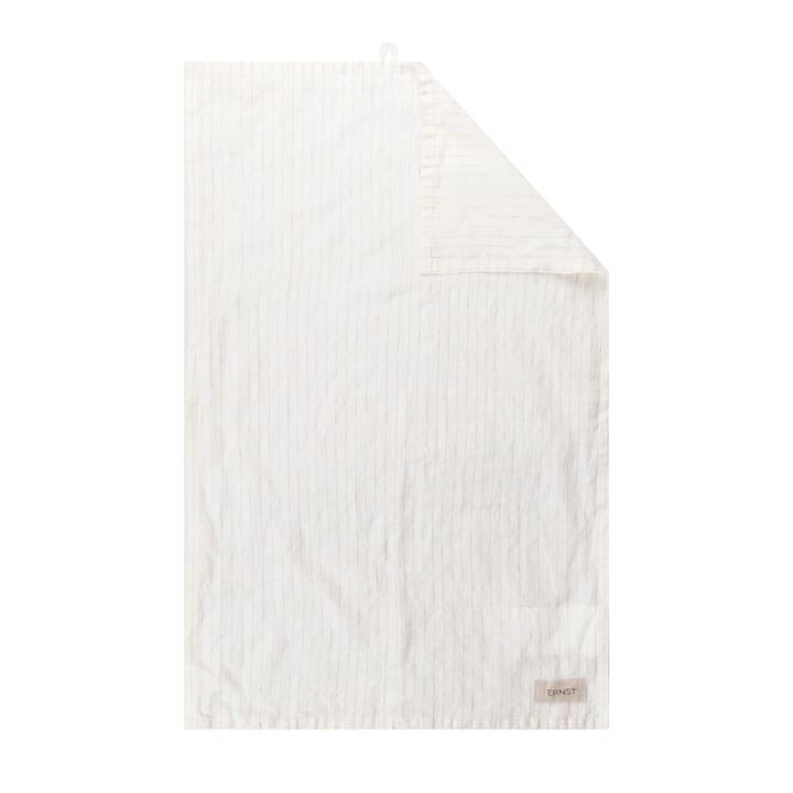 Paño de cocina a rayas Ernst algodón 50x70 cm - blanco-azafrán - ERNST