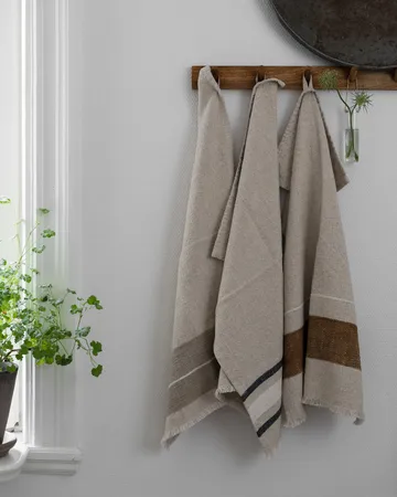 Paño de cocina Ernst - Natural-beige-blanco, 47x70 cm - ERNST