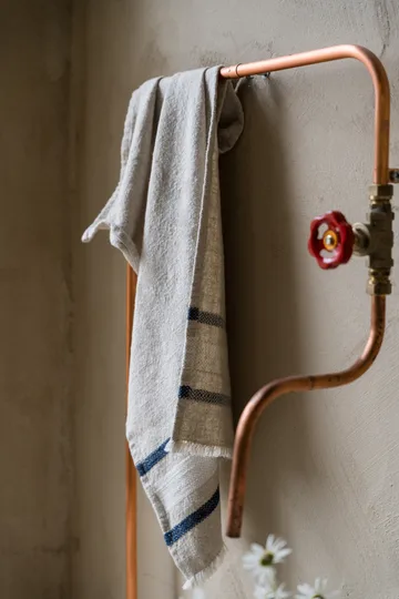 Paño de cocina Ernst - Natural-blanco-azul, 47x70 cm - ERNST