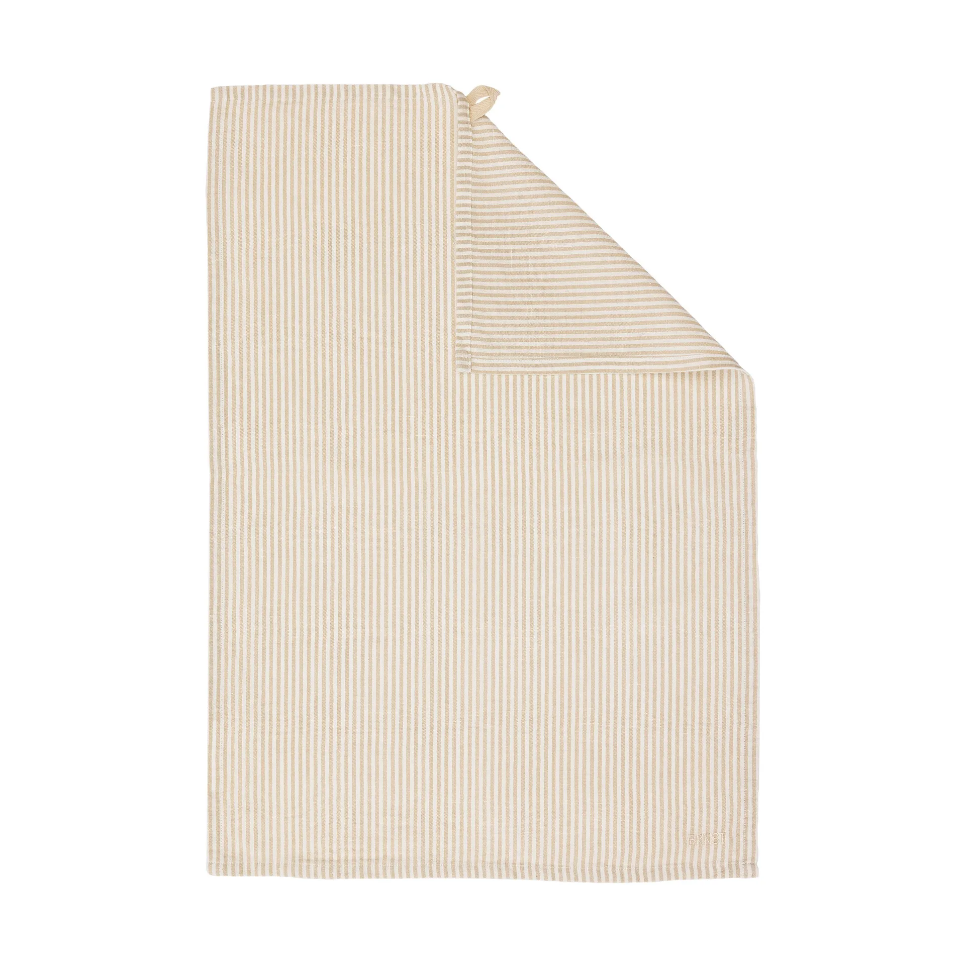 Paño de cocina Ernst rayas finas 47x70 cm, Beige-blanco ERNST