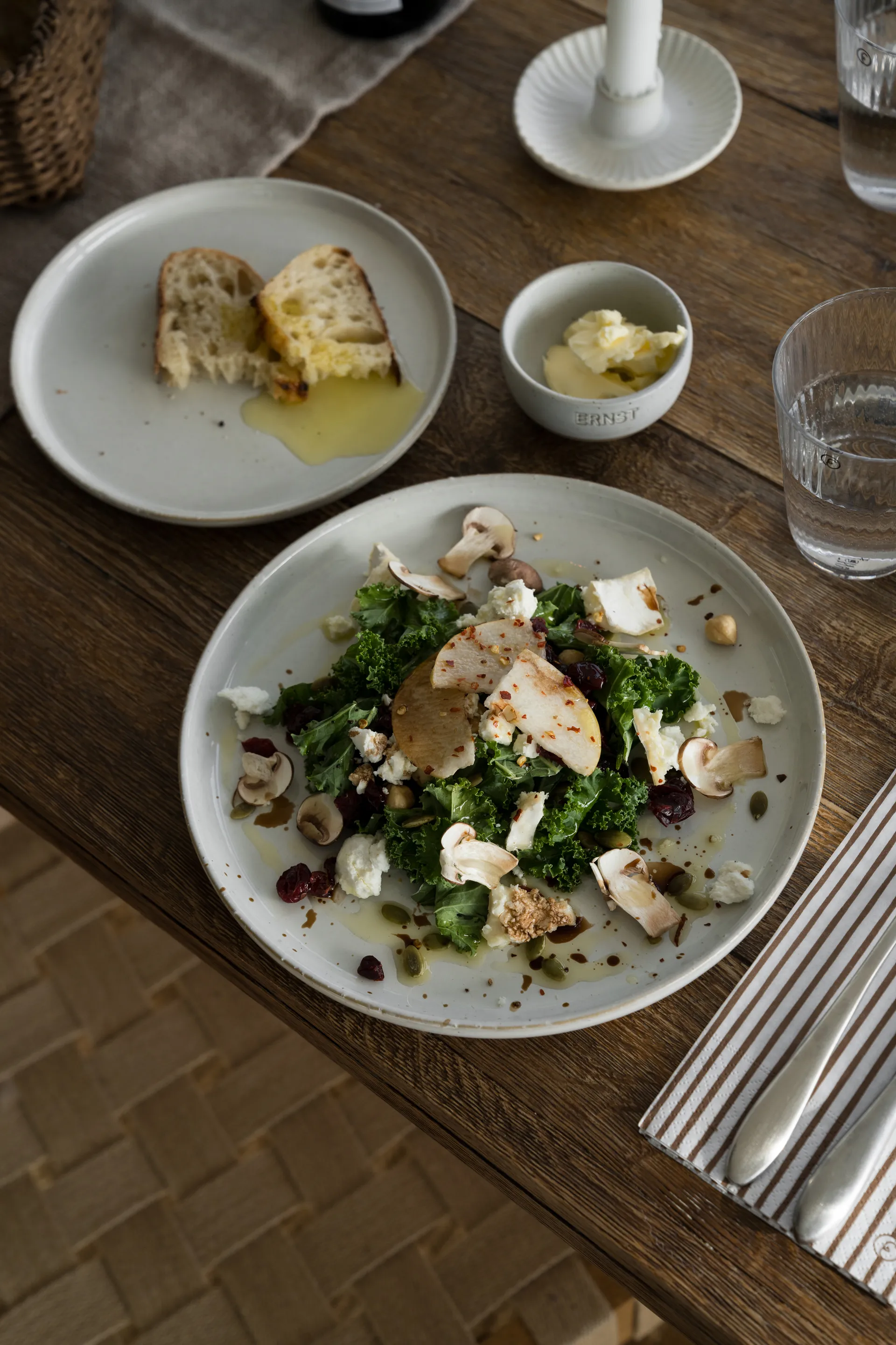 Plato de postre Ernst Ø20 cm, Blanco natural ERNST