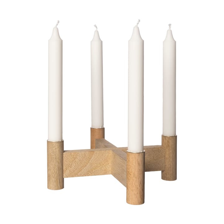 Portavelas de Adviento Ernst Ø22x8 cm - Natural - ERNST