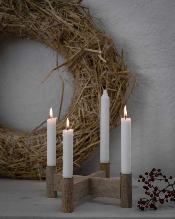 Portavelas de Adviento Ernst Ø22x8 cm, Natural ERNST
