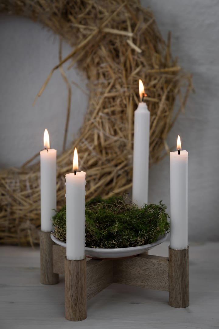 Portavelas de Adviento Ernst Ø22x8 cm, Natural ERNST