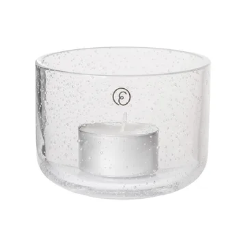 Portavelas de cristal Ernst - Ø8x6 cm - ERNST