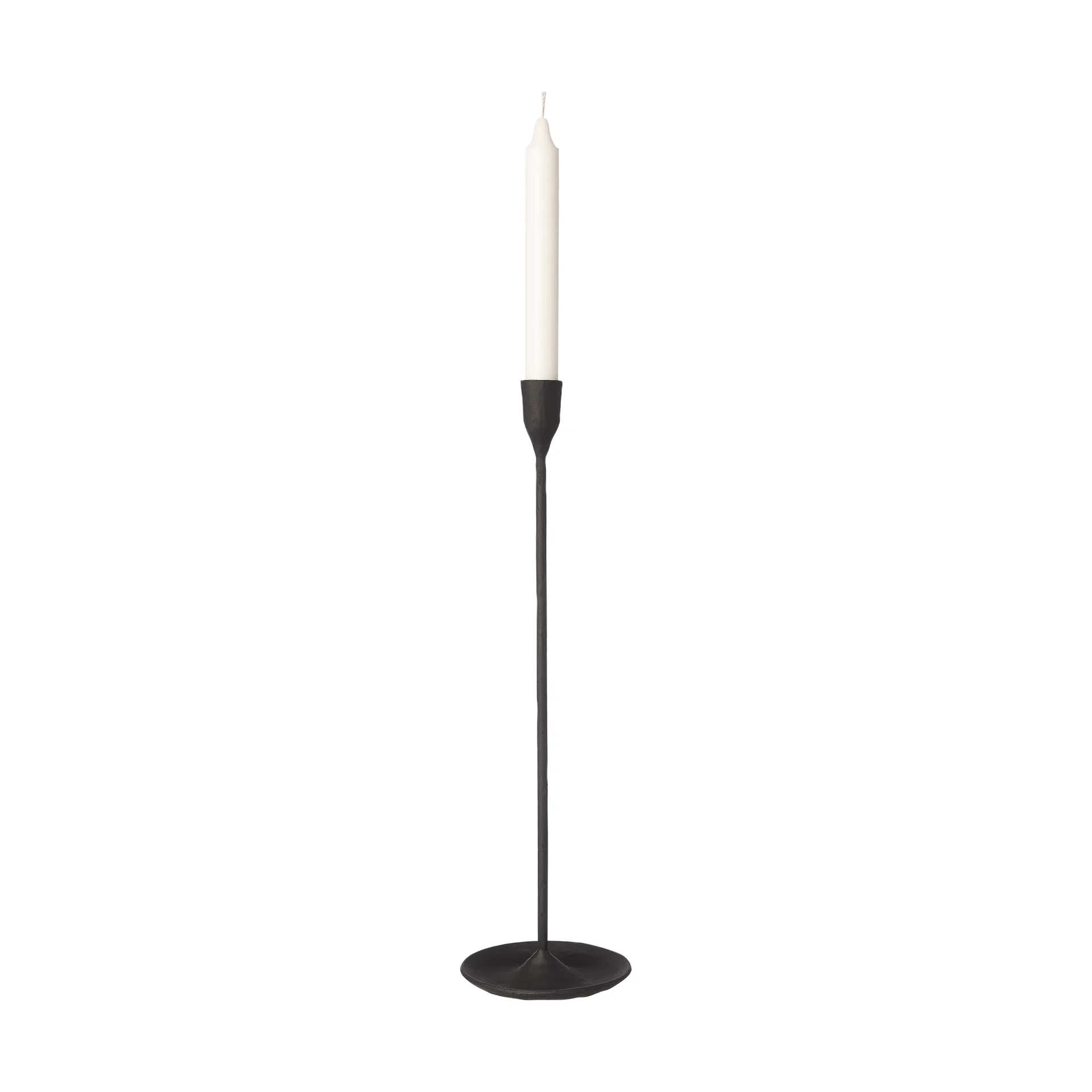 Portavelas de metal negro Ernst, 41 cm ERNST
