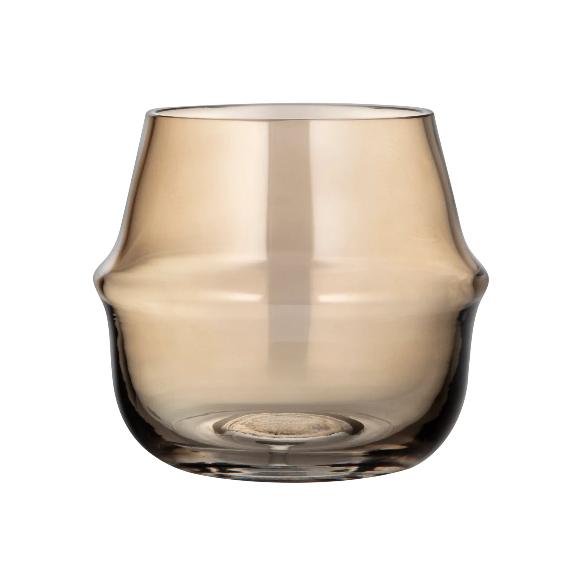 Portavelas Ernst 10,3 cm, ámbar ERNST