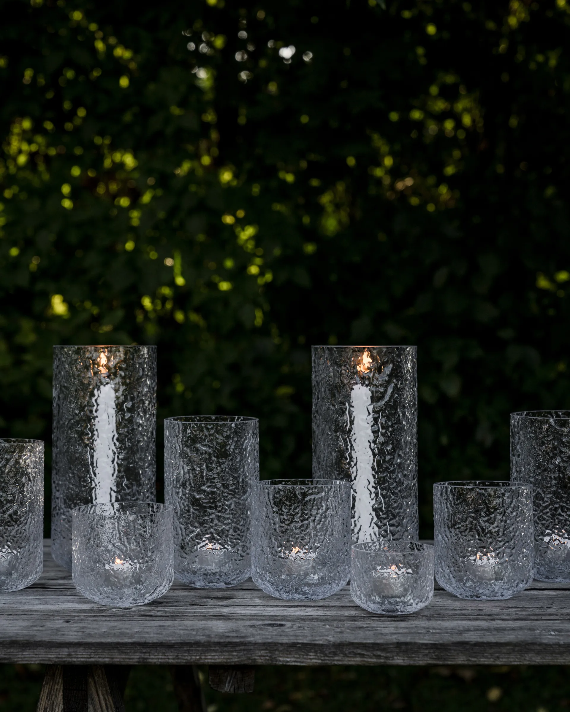 Portavelas estampado Ernst, Ø10x9 cm ERNST