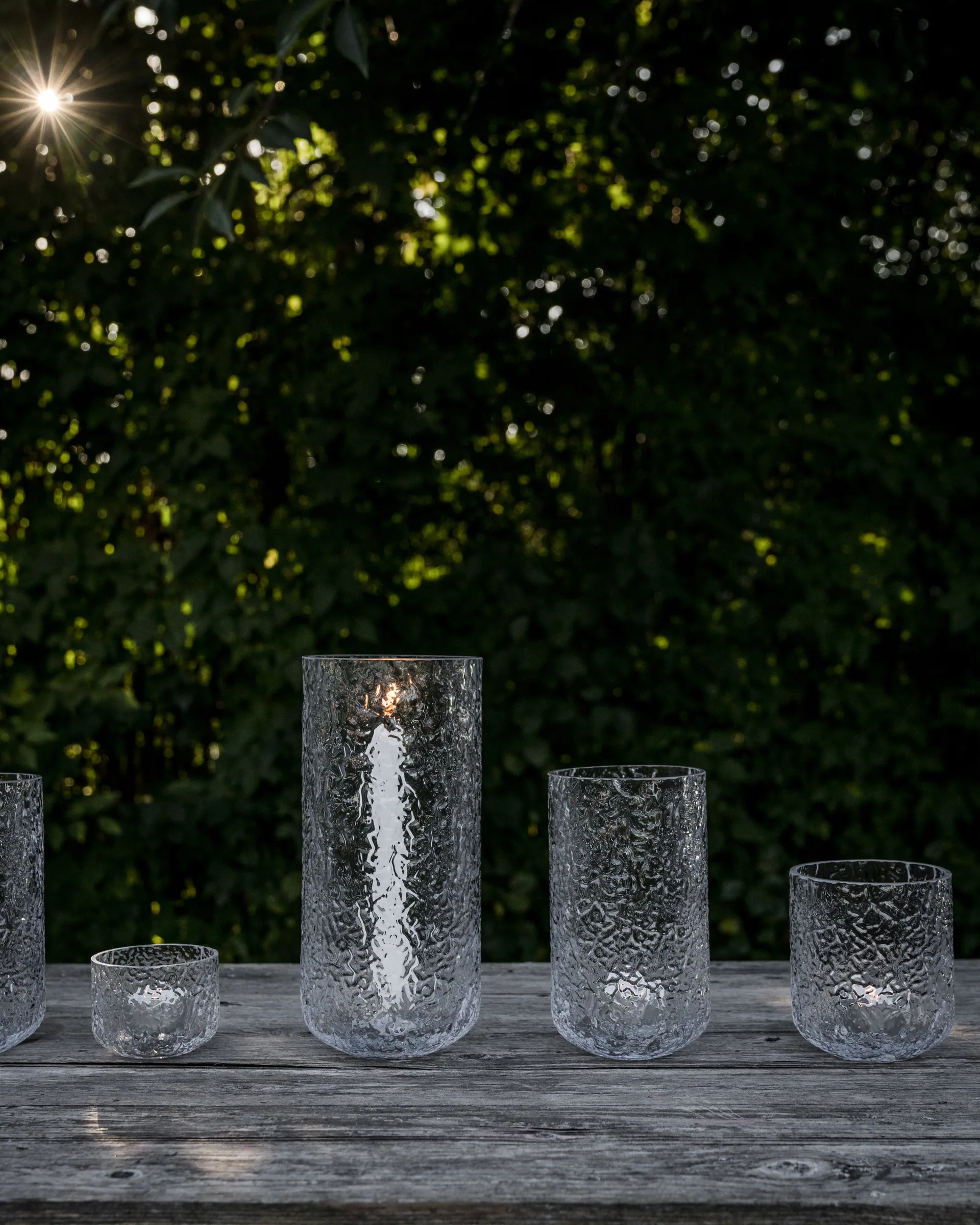 Portavelas estampado Ernst, Ø8x6 cm ERNST