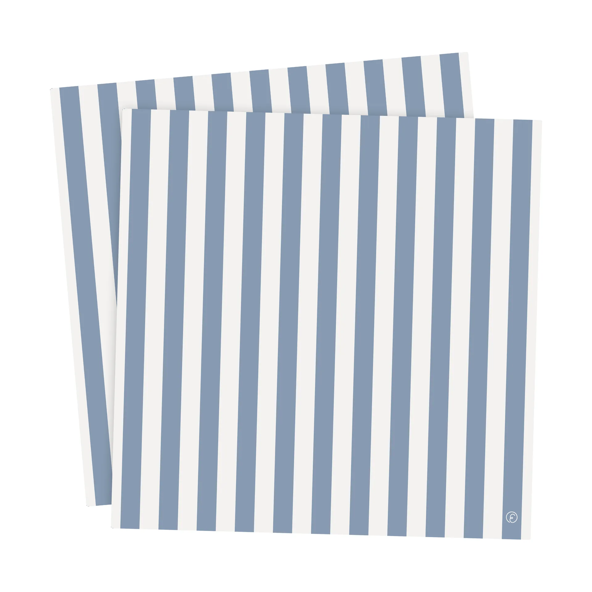 Servilletas Ernst a rayas 33x33 cm, 20-pack, Azul claro-blanco ERNST