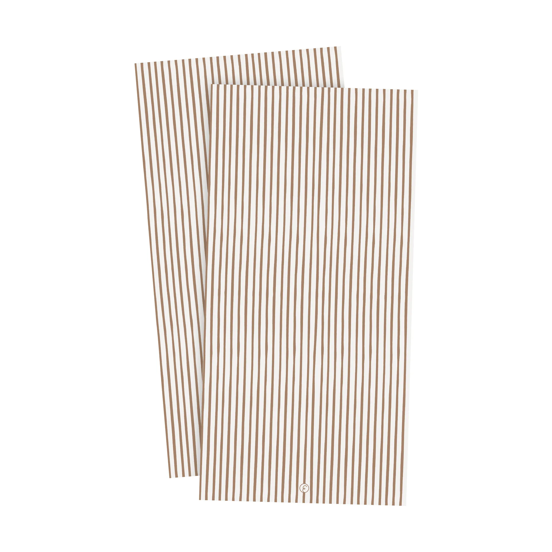 Servilletas Ernst a rayas 33x33 cm, 20-pack, Caramelo-blanco ERNST