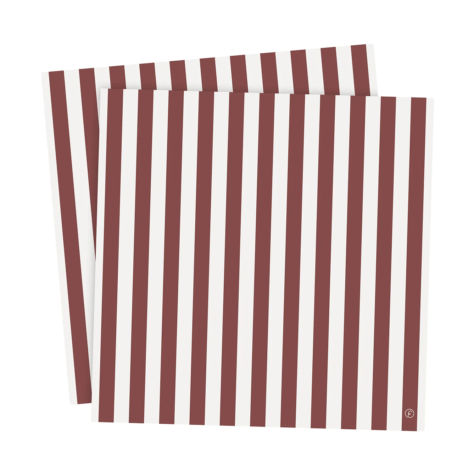 Servilletas Ernst a rayas 33x33 cm, 20-pack, Rojo-blanco ERNST