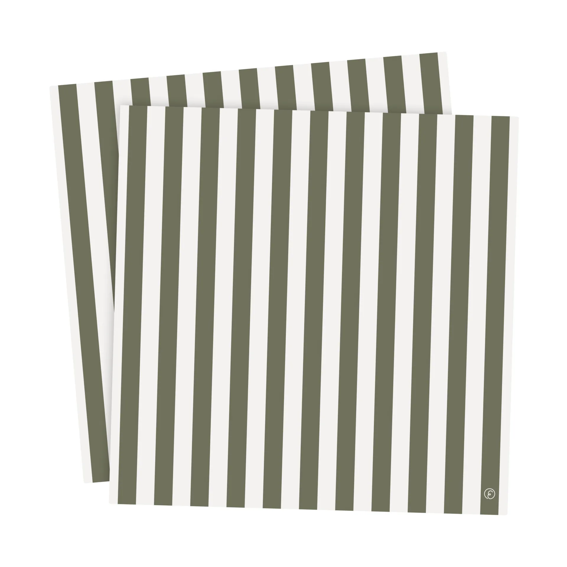 Servilletas Ernst a rayas 33x33 cm, 20-pack, Verde-blanco ERNST