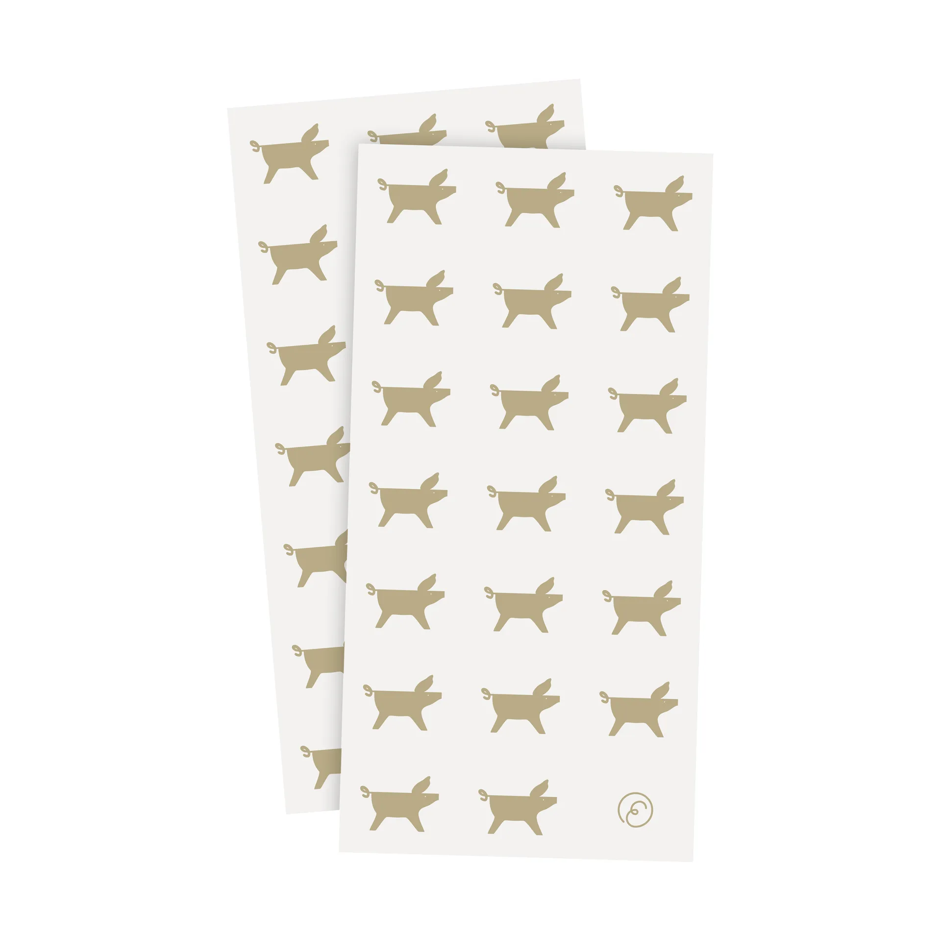 Servilletas Ernst cerdito navideño 10x20 cm, 20-pack, Blanco-beige ERNST