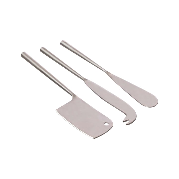 Set de 3 cuchillos para queso Ernst - Plateado - ERNST