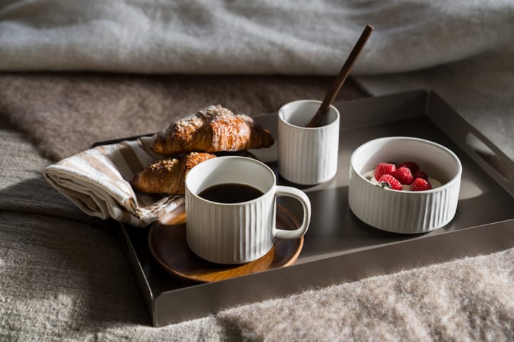 Taza acanalada Ernst 26 cl, Blanco natural ERNST